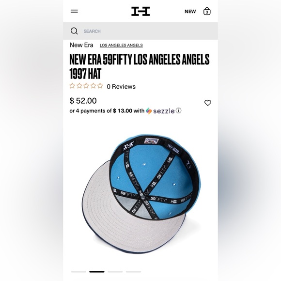 NEW ERA 59FIFTY LOS ANGELES ANGELS 1997 HAT - Picture 6 of 10